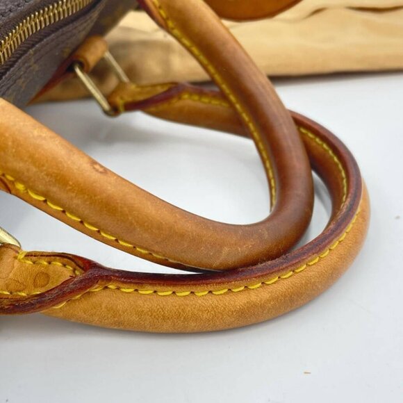 Louis Vuitton Speedy 25 Monogram Leather X PVC Brown Handbag Gold - Picture 8 of 15